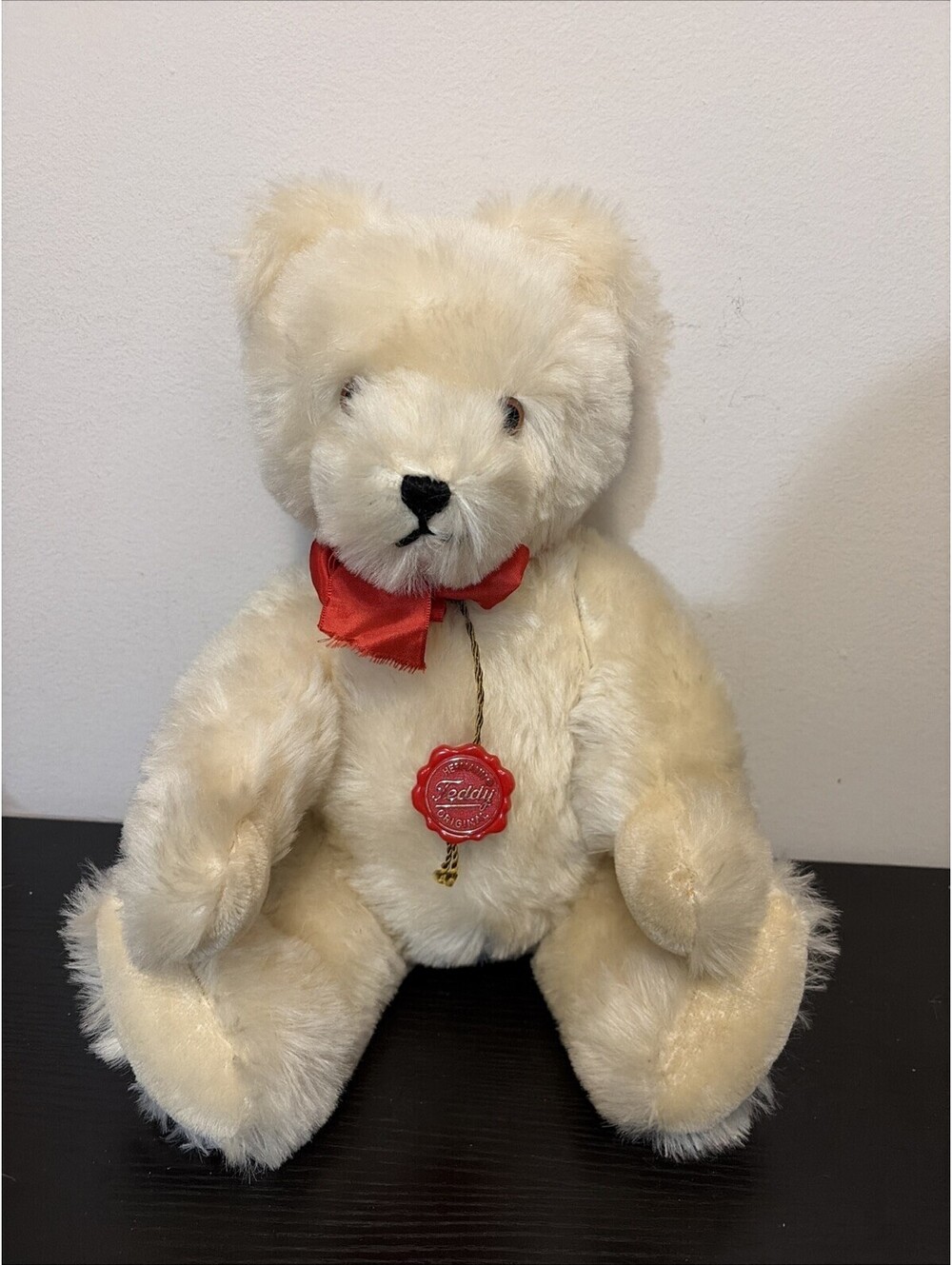 Vintage Teddy Hermann Original Jointed Bear 16”  Handmade in Germany